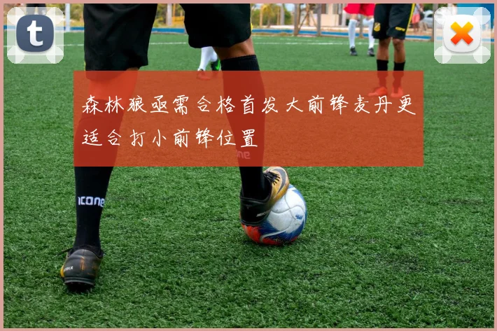 森林狼亟需合格首发大前锋麦丹更适合打小前锋位置